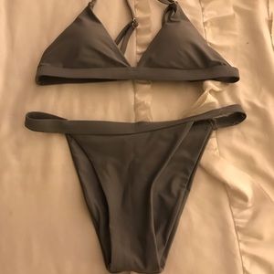 Gray bikini size small